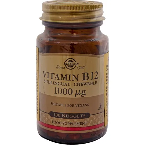 Solgar vitamina B12 1000 mcg 100 cápsulas