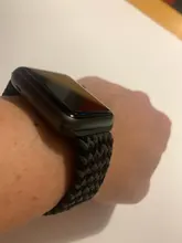 Correa de nailon trenzado para Apple watch, correa elástica de 44mm, 40mm, 38mm y 42mm, serie iWatch 3, 4, 5, se, 6