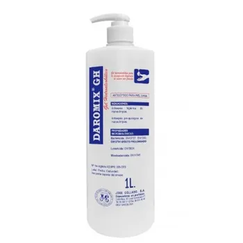 

DAROMIX GH hydroalcoholic Gel for hygienic disinfection of friction hands (1 litre) (Ref. 16.406.14)