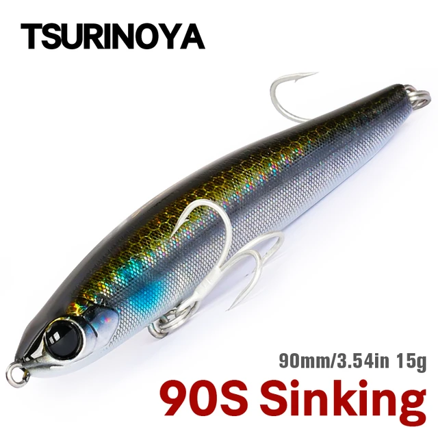 TSURINOYA 90S Sinking Pencil Fishing Lure 90mm 15g SWORDSMAN Long