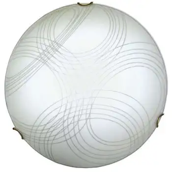 

Lamp NPB 01-2х60-139 "web" D300 M16 60 W E27 IP20 matte white/clip ash. Elethex 1005204221