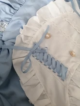 Vestido de encaje estilo Kawaii Lolita para mujer, disfraz japonés, bonito, gótico, para fiesta, renacentista, 2020