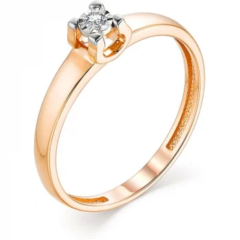 

Alcor ring with 1 red gold diamond