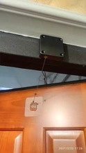 Sensor automático de puerta sin perforación, resorte montado automático, Instalación rápida de puerta de superficie ajustable, 1M