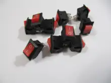 Snap-In Rocker-Switch Boat Position SPST On-Off KCD1 3A 15--10mm 10pcs/Lot 2p Single-Pole