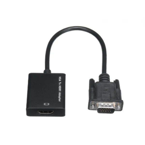 Кабельный адаптер с аудио для ПК VGA to HDMI