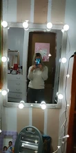 Bulbs Vanity-Lights Wall-Lamp Dressing Make-Up-Mirror-Light Dimmable Hollywood LED Bathroom