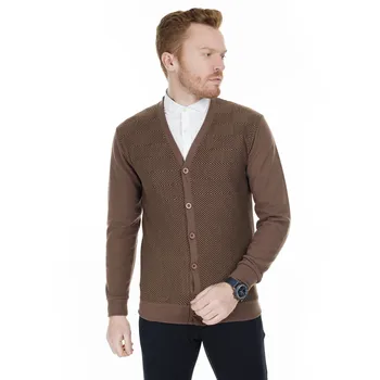 

Buratti Slim Fit V-Neck Cardigan MALE CARDIGAN 456405