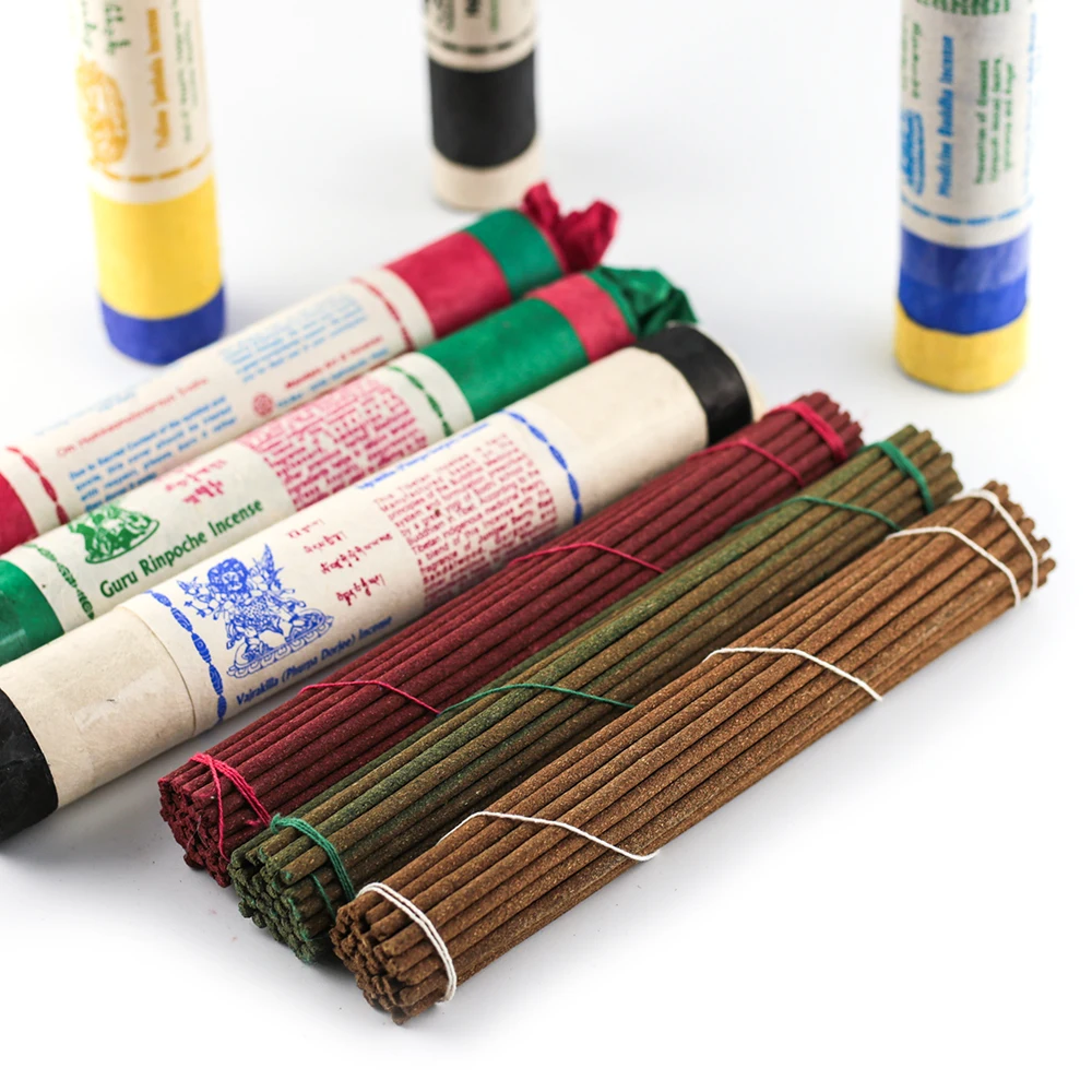 Благовония Тибетские безосновные натуральные в тубусе Mandala ART &amp Incense буддийские