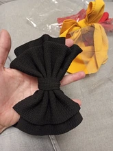 Diadema de lazo grande para bebé, bandana de lazo grande para la cabeza, lazo grande