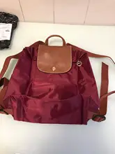 Mochila de nailon con correas ajustables, bolso para mujer