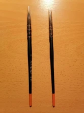 Pincel de madera con mango de ardilla para pintar, pincel de acuarela, dibujo a mano, pintura de Color agua, suministros de arte