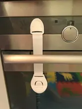 Protector de seguridad para bebés, cierre de plástico, protección de bloqueo de puertas y cajones, 8 unids/lote