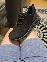 Zapatos de seguridad ligeros con punta de acero para hombre, botas de trabajo a prueba de perforaciones, zapatos de trabajo, zapatillas indestructibles