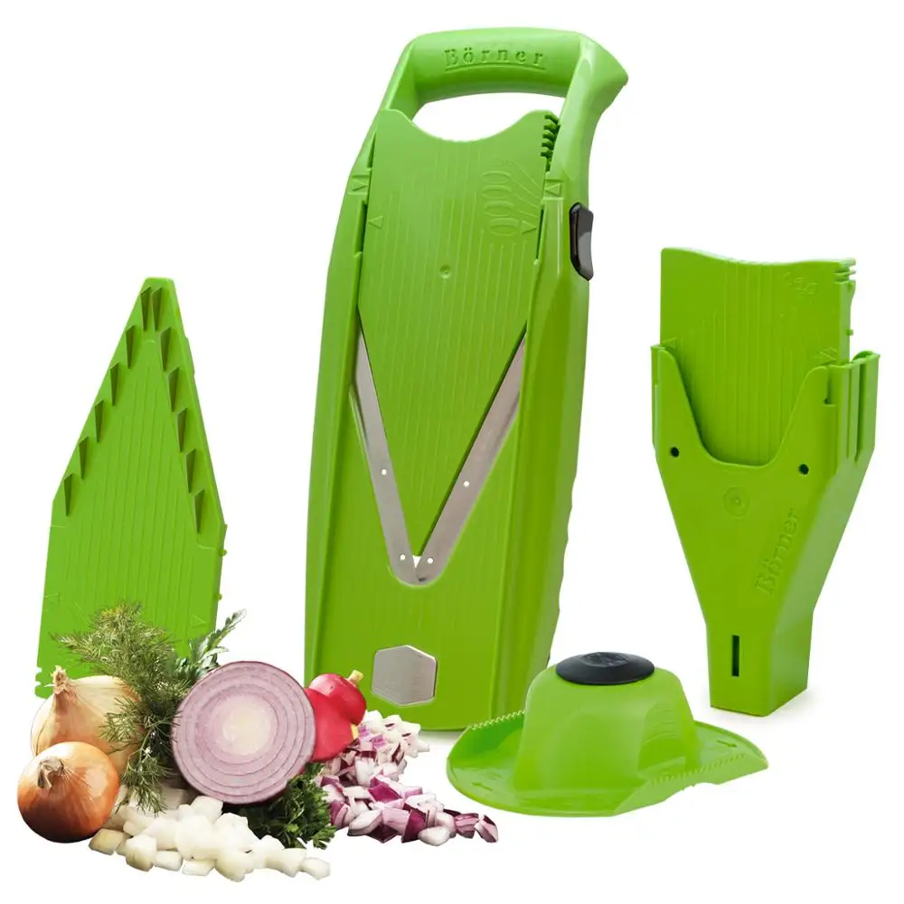 3810099 Овощерезка Borner Prima+(Германия) из 6 предметов, цвет: салатовый - Color: 3810099