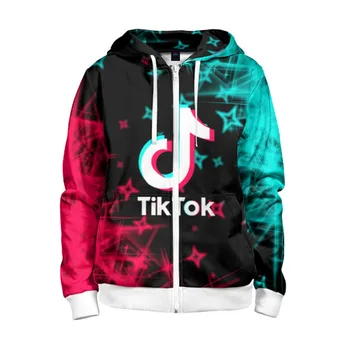 

Children's sweatshirt 3D with zipper TikTok.