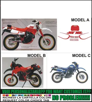 

XT 600 2K F 1987 1989 STICKERS ADESIVI DECAL SET KIT COMPATIBILI