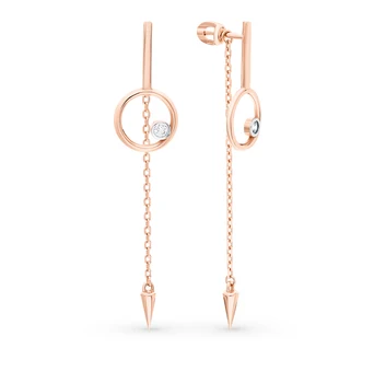 

Silver earrings with cubic zirconia sunlight sample 925