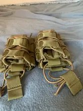 Bolsa táctica Molle para munición M4 M14 AK Airsoft, estuche de bolsillo abierto para Rifle, estuche para pistola Mag, accesorios de caza
