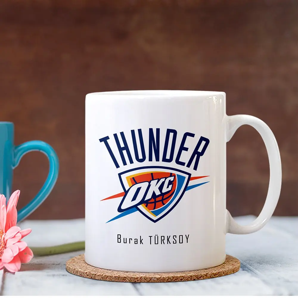 

Personalized NBA Oklahoma City Thunder White Mug Cup