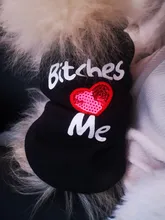 Chaleco para mascotas Love Me Bitches, ropa fina de verano para perros pequeños, Yorkies, Chihuahua