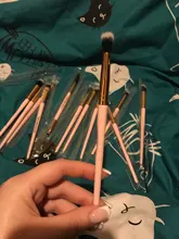 Makeup-Brushes Powder Eyeshadow Eyelash-Eyebrow Blending-Eyeliner Pink Beauty MAANGE