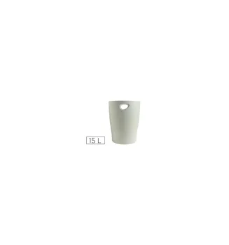 

Plastic paper basket EXACOMPTA ECOBLACK Gray 15 litres