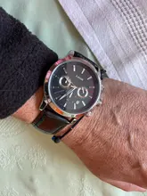 LIGE-Reloj ejecutivo de lujo para hombres, cronógrafo de cuarzo, con correa de cuero e indicador de fecha, estilo casual, a la moda, marca superior, con caja