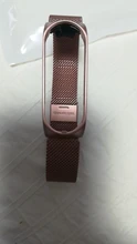 Pulsera de Metal para Xiaomi Mi Band 3, 4, 5, 6, sin tornillo, de acero inoxidable