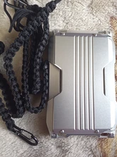 DIENQI-Tarjetero de Metal RFID para hombre, billetera minimalista con identificación de negocios, Tarjetero