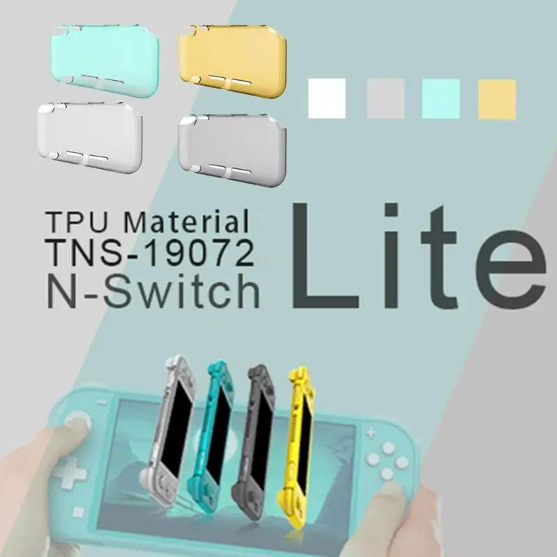 Полный защитный ТПУ чехол, пригодный для kingd Switch Lite, прозрачный чехол, задняя крышка, консоль, контроллер, аксессуары для NS