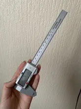 Calibradores digitales Vernier para medición de altura, micrómetro electrónico LCD de 150mm y 6 pulgadas, instrumentos de Medidor de fibra de carbono