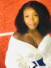 Miss Rola-pelucas de cabello humano brasileño para mujeres negras, 150% de densidad, encaje Frontal, Pelo Rizado 13x4, Remy