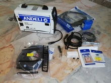 ANDELI MIG-270E MIG/ascensor TIG/MMA 3 en 1 multifuncional de soldadura portátil soporte de la máquina No de soldadura de Gas de 220V