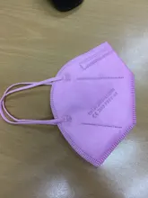 Máscara facial y para la boca con filtro CE FFP2, 6 capas, fpp2, PM2.5, 95%, antipolvo, estándar de la UE, Negro, Rosa, blanco y gris