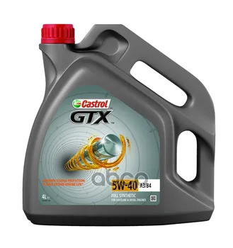 

Castrol Oil motor. GTX 5W-40 A3/b4 4 X 4L