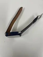 Correa de cuero de alta calidad para iWatch 40mm 44mm, correa de una sola vuelta para Apple watch 42mm 38mm Series 1 2 3 4 5 6 se