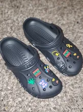 Adornos de PVC de JIBZ para zapatos de bebé, accesorios para zapatos, hebillas de zapatos Croc para regalo de bebé, 1 Uds.