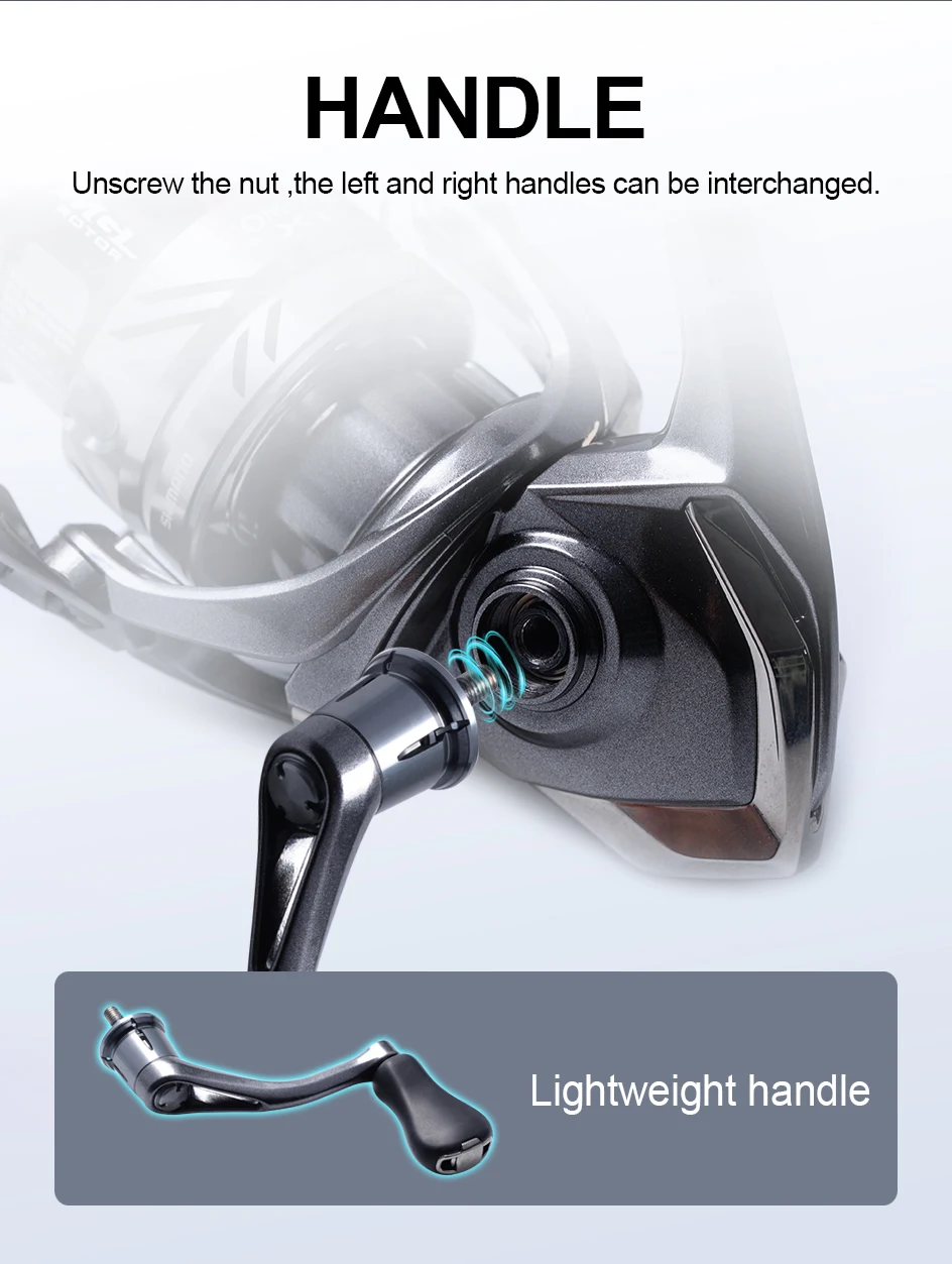 2021 Shimano Complex XR Spinning Fishing Reel 9+1BB Fishing Reel