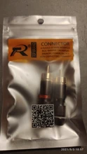 Conector RCA chapado en oro, adaptador de enchufe macho de vídeo/conector de Cable de Audio, 6mm, negro y rojo, superrápido, 2 uds./1 par