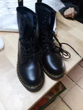 Pasal-Botines de piel auténtica para Mujer, Botas de trabajo, calzado cómodo para Otoño e Invierno