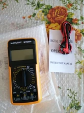 Multímetro Digital profesional, DMM, CA, CC, corriente de voltaje Ohm, capacitancia hFE, amperímetro portátil, voltímetro, medidor