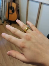 Anillo de acero inoxidable negro para hombre y mujer, joyería con abalorio, 2017