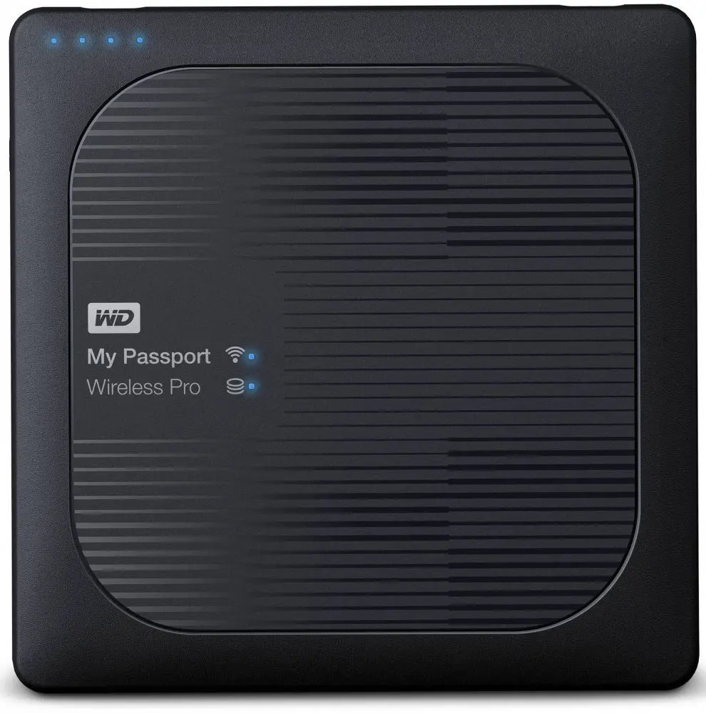Внешний жесткий диск Western Digital 1ТБ My Passport Wireless Pro WDBVPL0010BBK-RESN