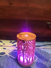 NMT 076 200ML Air Humidifier Essential Oil Aroma Diffuser Cold Mist Sprayer 7 Color LED