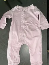 Pelele de manga larga para bebé recién nacido, mono de algodón liso con volantes, ropa para niños y niñas de 0 a 6M, Otoño e Invierno