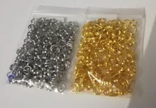 Unids/lote de anillos abiertos de 4-20mm, 50-200 Uds., doble bucle, conectores de anillos partidos para DIY, suministros para fabricación de joyas