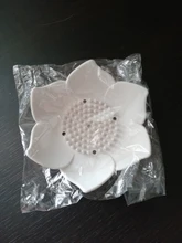 Soap-Box Sponge-Holder Bathroom-Soap Kitchen Silicone Petal-Shape with Anti-Slip Flower