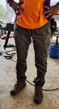 Pantalones militares de camuflaje para hombre, pantalón táctico elástico con múltiples bolsillos para correr al aire libre, de talla grande 5XL