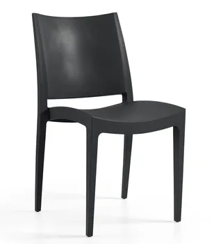 

Chair BEYBE, stackable, black polypropylene